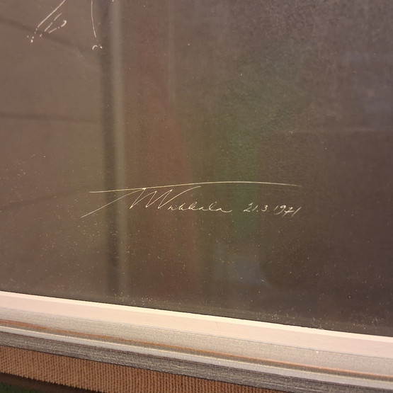 Taulu, litografia, Tapio Wirkkala 21.3.1971