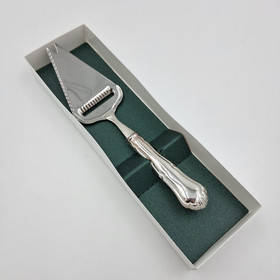 Cheese slicer, Chippendale, silver