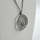 Kaulakoru, Chic, design Jorma Laine, hopeaa
