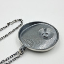 Kaulakoru, Chic, design Jorma Laine, hopeaa