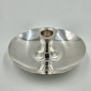 Kynttilänjalka, design Tapio Wirkkala, hopeaa v. 1961