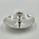 Kynttilänjalka, design Tapio Wirkkala, hopeaa v. 1961
