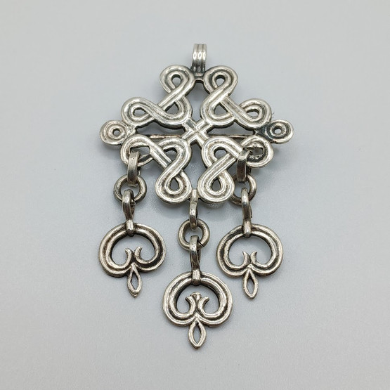 Rintakoru/-riipus, Karjalainen nauhapunos, Kalevala Koru