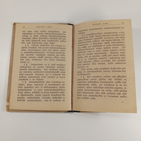 Kirja, Ulosottolaki v. 1895