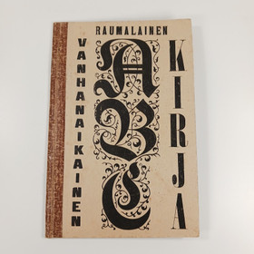 Kirja, Raumalainen vanhanaikainen kirja v. 1922