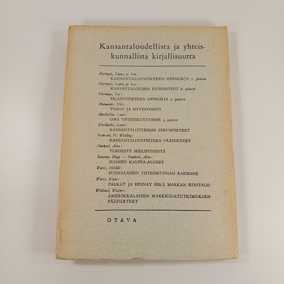 Kirja, Suomen sotakorvaus ja maksukyky v. 1948