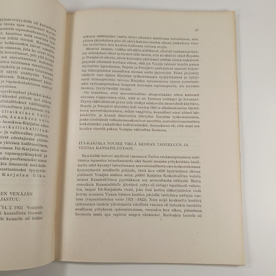 Kirja, Itä-Karjalan vapaudentie v. 1944