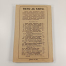 Kirja, Lannoitusoppi v. 1922