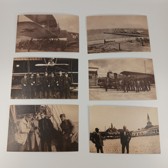 Korttisarja, Suomalaiset lentäjät taivaan valloittajina 1918