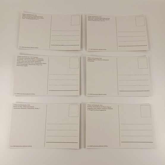 Korttisarja, Suomalaiset lentäjät taivaan valloittajina 1918