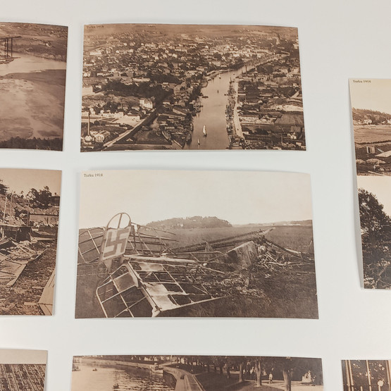 Korttisarja, Suomalaiset lentäjät taivaan valloittajina 1918