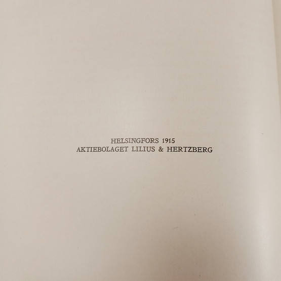 Kirja, Eliel Saarinen 1915, Munksnäs Haga och Stor-Helsingfors