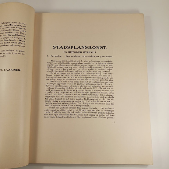Kirja, Eliel Saarinen 1915, Munksnäs Haga och Stor-Helsingfors