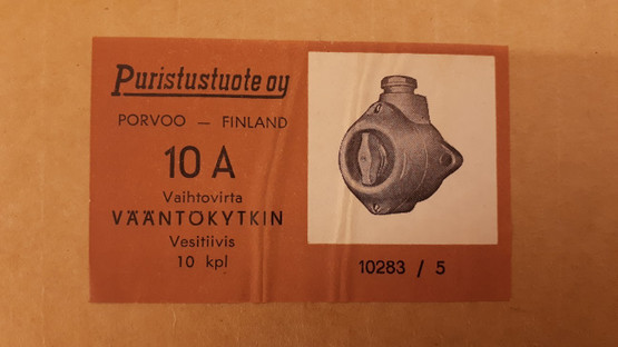 Valaisimen vääntökytkin 3kpl setti, Puristustuote Oy