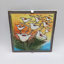 Decorative tile, Onnitellen, Arabia, Heljä Liukko-Sundström