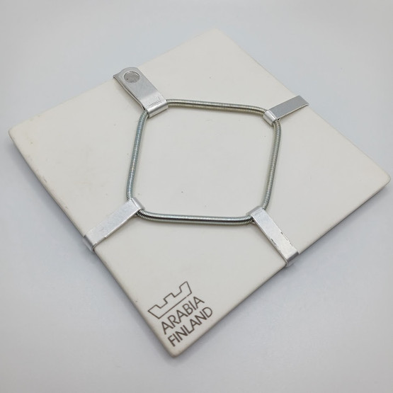 Decorative tile, With a thought, Arabia, Heljä Liukko-Sundström