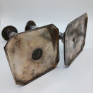 Kynttilänjalka 2kpl, hopeaa vuodelta 1965