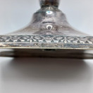 Kynttilänjalka 2kpl, hopeaa vuodelta 1965