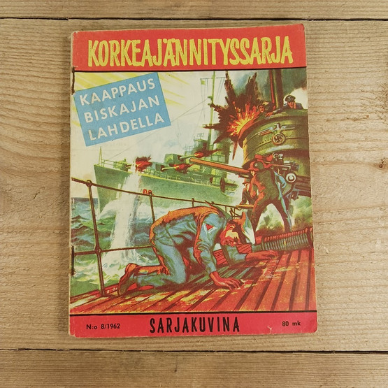 Sarjakuva, Korkeajännitys n:o 8/1962