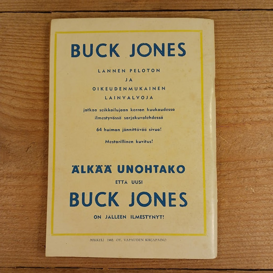 Sarjakuva, Davy Crockett n:o 10/1960