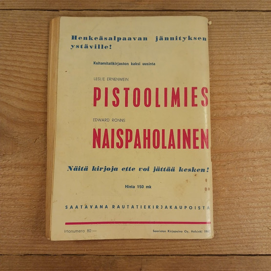 Sarjakuva, Siivet n:o 3/1962