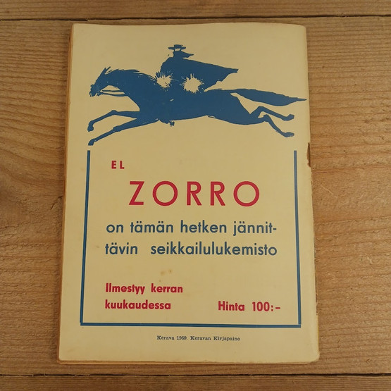 Sarjakuva, Davy Crockett n:o 3/1960