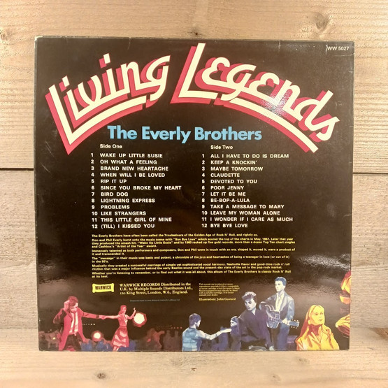 LP-levy, Living Legends