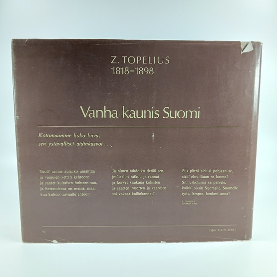Kirja, Vanha kaunis Suomi, Z. Topelius
