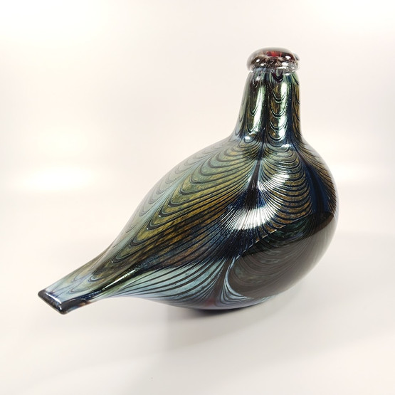 Lasilintu, fasaani, sign. Oiva Toikka