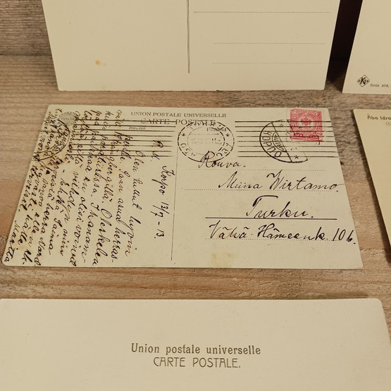 Turku-aiheiset vanhat postikortit 6kpl