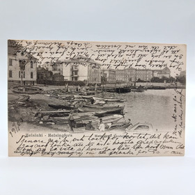 Helsinki-aiheiset vanhat postikortit 4kpl