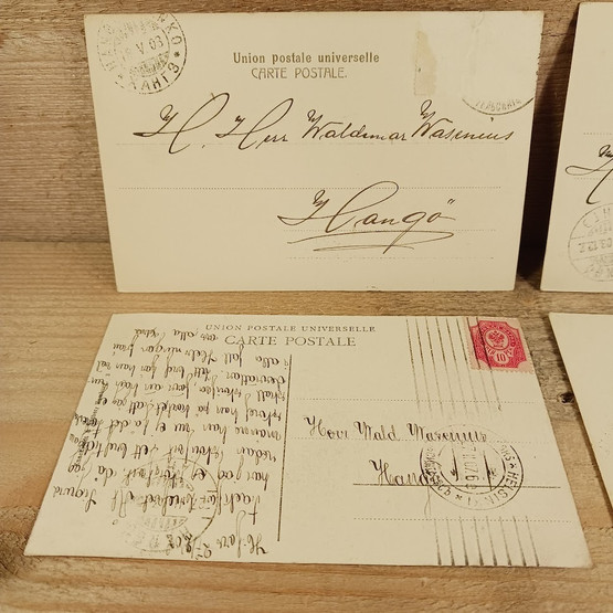 Helsinki-aiheiset vanhat postikortit 4kpl