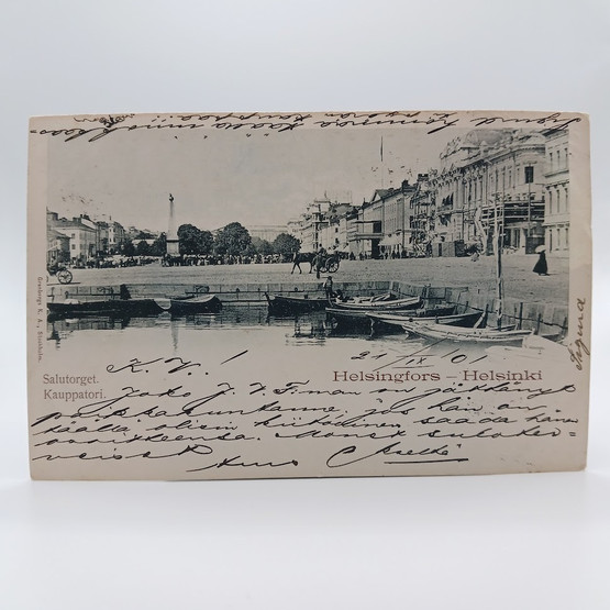 Helsinki-aiheiset vanhat postikortit 4kpl