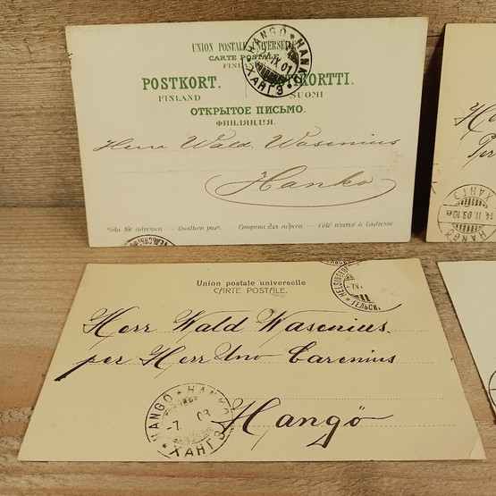 Helsinki-aiheiset vanhat postikortit 4kpl