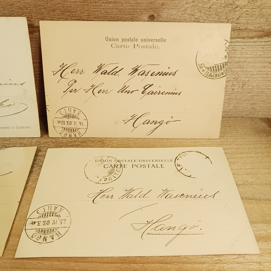 Helsinki-aiheiset vanhat postikortit 4kpl