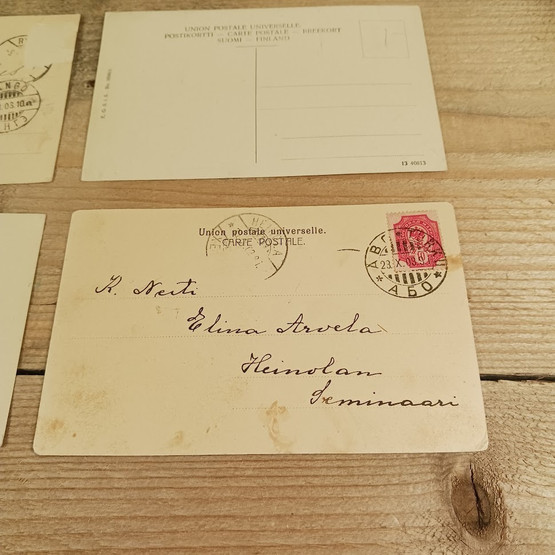 Turku Auransilta, vanhat postikortit 6kpl