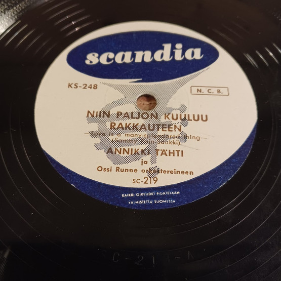 Savikiekko, Scandia, Annikki Tähti