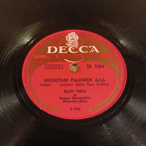 Savikiekko, Decca, Olavi Virta
