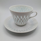 Kahvikuppi, Arabia, riisiposliini, design Friedl Kjellberg