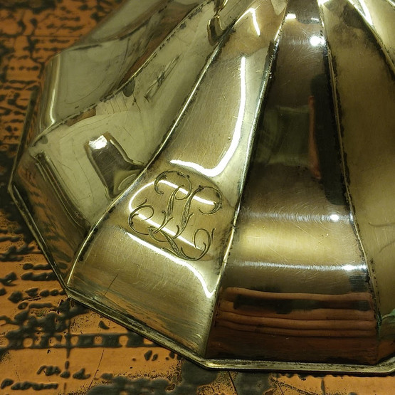 Kynttilänjalka 2kpl, hopeaa, vuodelta 1963