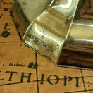 Kynttilänjalka 2kpl, hopeaa, vuodelta 1963