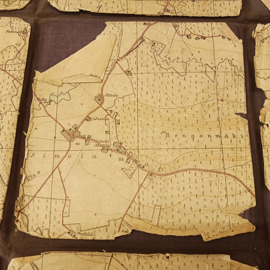 Vanha kartta, Tampereen Rykmentti