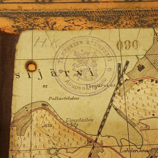 Vanha kartta, Tampereen Rykmentti