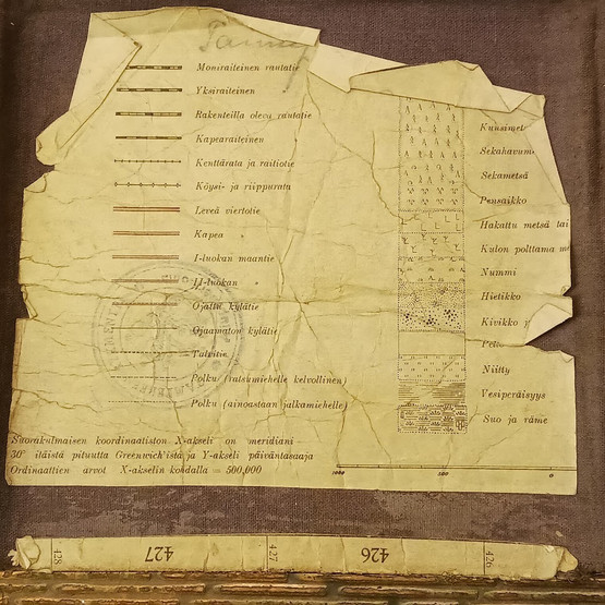 Vanha kartta, Tampereen Rykmentti