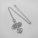 Kaulakoru, hopeaa, design Martti Viikinniemi