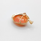 Camee riipus/rintakoru, 14k kultaa