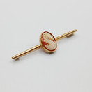 Camee rintaneula, 14k kultaa