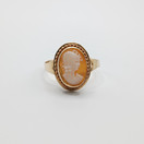 Camee sormus, 14k kultaa