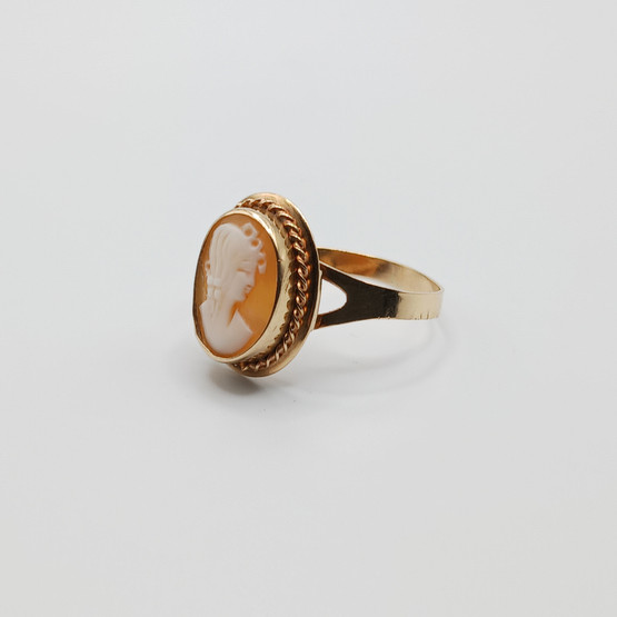 Camee sormus, 14k kultaa