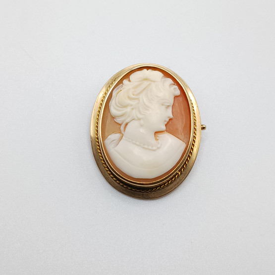 Camee rintakoru, 14k kultaa